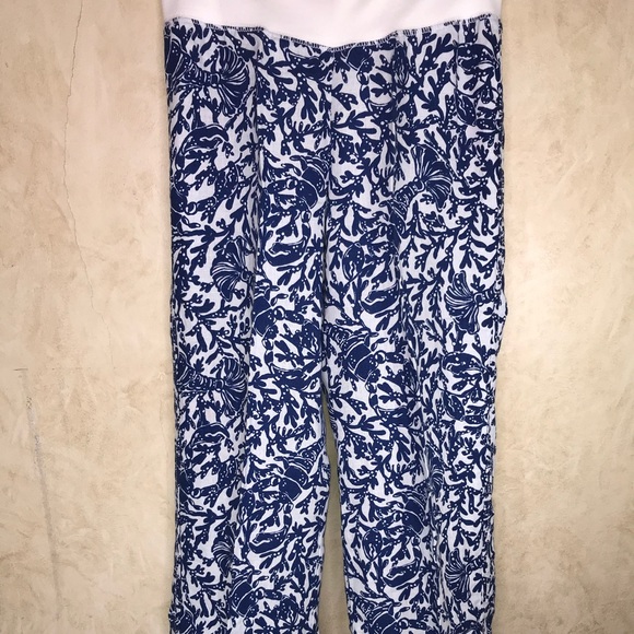 Lilly Pulitzer Pants - NWT Lilly Pulitzer Beach Linen Palazzo, Krillin It